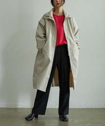 ヴィーガンレザーマルチ2wayビックシルエットコート