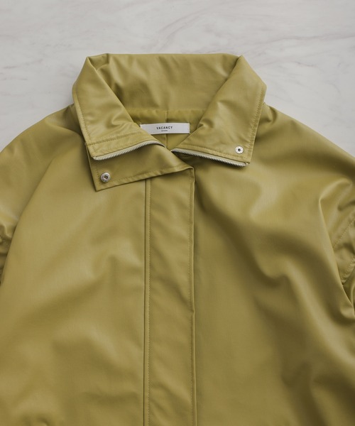 VACANCY(ヴァカンシー)の「ヴィーガンレザーマルチ2wayビックシルエットコート(その他アウター・レディース・ブラック/グリーン/ナチュラル・FREE)」の21枚目の写真