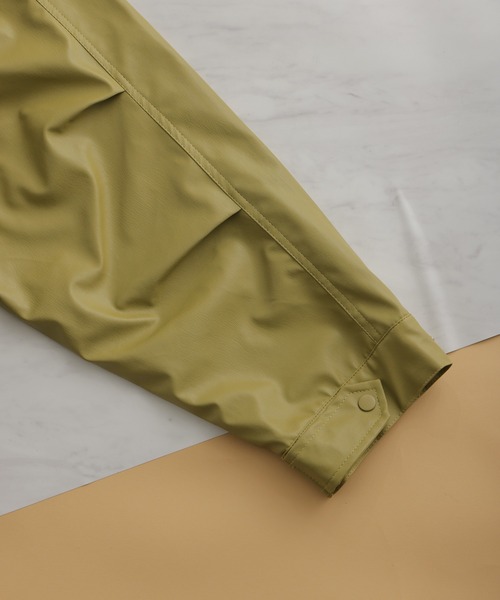 VACANCY(ヴァカンシー)の「ヴィーガンレザーマルチ2wayビックシルエットコート(その他アウター・レディース・ブラック/グリーン/ナチュラル・FREE)」の15枚目の写真