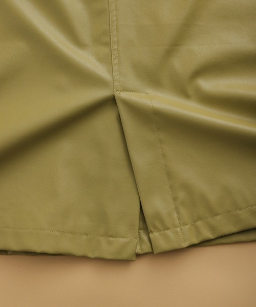 VACANCY(ヴァカンシー)の「ヴィーガンレザーマルチ2wayビックシルエットコート(その他アウター・レディース・ブラック/グリーン/ナチュラル・FREE)」の16枚目の写真