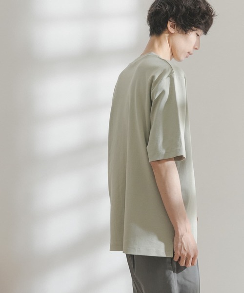 FORK&SPOON(フォークアンドスプーン)の「FORK&SPOON スムースショートスリーブTシャツ(Tシャツ/カットソー・メンズ・グリーン系その他/オフホワイト/ネイビー・5/4)」の17枚目の写真