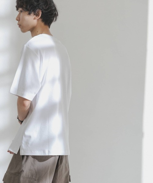 FORK&SPOON(フォークアンドスプーン)の「FORK&SPOON スムースショートスリーブTシャツ(Tシャツ/カットソー・メンズ・グリーン系その他/オフホワイト/ネイビー・5/4)」の22枚目の写真