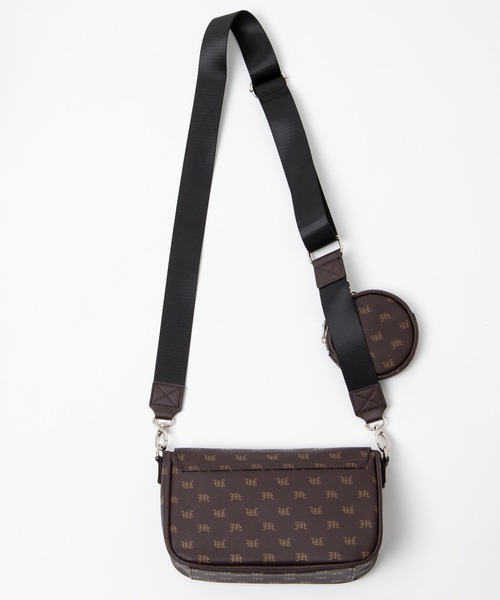 WEGO（ウィゴー）の「WEGO/サドルフラップショルダーバッグ（ショルダーバッグ・レディース・ブラック/その他1/その他2・FREE）」の4枚目の写真