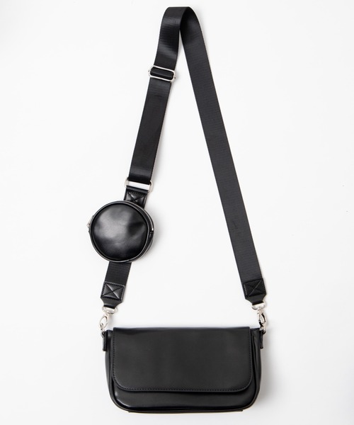 WEGO（ウィゴー）の「WEGO/サドルフラップショルダーバッグ（ショルダーバッグ・レディース・ブラック/その他1/その他2・FREE）」の22枚目の写真