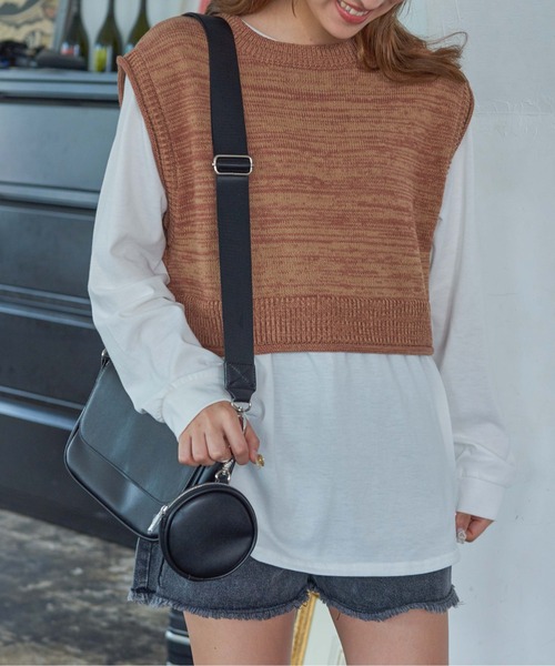 WEGO（ウィゴー）の「WEGO/サドルフラップショルダーバッグ（ショルダーバッグ・レディース・ブラック/その他1/その他2・FREE）」の20枚目の写真