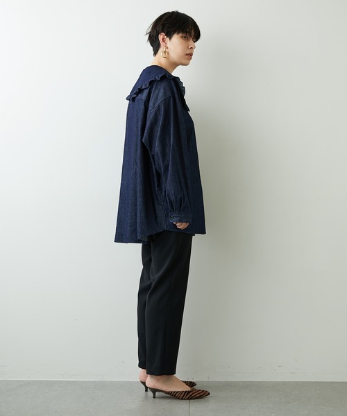 Whim Gazette（ウィムガゼット）の「デニムフラットカラー