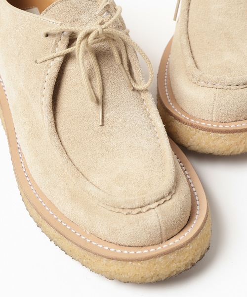 JIEDA(ジエダ)の「SUEDE RUBBER SOLE TYROLEAN SHOSE(ブーツ・メンズ・ベージュ・44/42/43/41)」の6枚目の写真