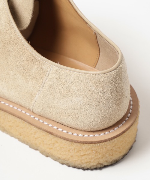 JIEDA(ジエダ)の「SUEDE RUBBER SOLE TYROLEAN SHOSE(ブーツ・メンズ・ベージュ・44/42/43/41)」の7枚目の写真