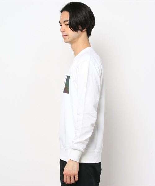 ANREALAGE(アンリアレイジ)の「ANREALAGE(アンリアレイジ)×EXIT “ANREALAGEXIT”フラッシュロゴスウェット(スウェット・メンズ・ホワイト・MEDIUM/LARGE)」の3枚目の写真