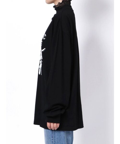 jouetie（ジュエティ）の「シアーレイヤードロンT（Tシャツ/カットソー・レディース・ライトブルー/ブラック/オフホワイト・MEDIUM）」の19枚目の写真