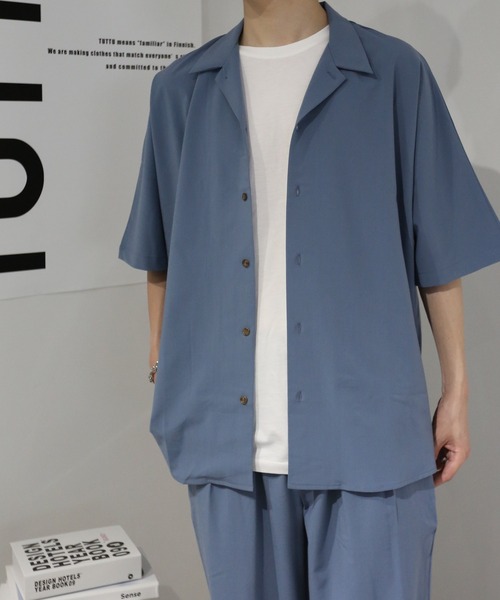 TUTTU（トゥトゥ）の「ルーズシルエット セットアップ 半袖 開襟