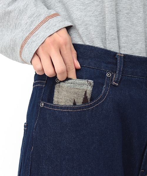 チチカカ（チチカカ）の「リサイクルデニムパンツ（デニムパンツ・レディース・ブルー/インディゴブルー・SMALL/LARGE/MEDIUM）」の13枚目の写真