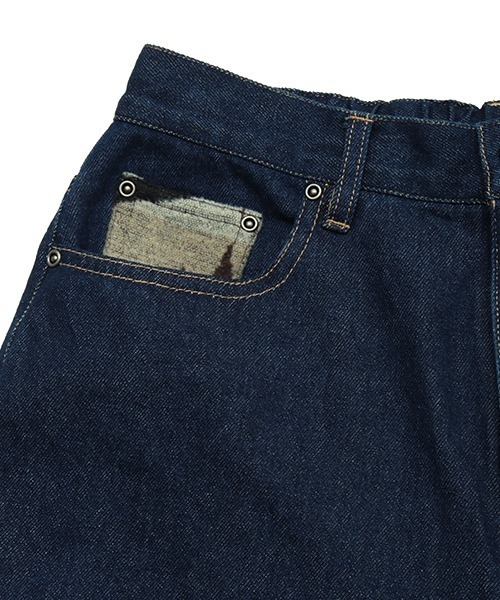 チチカカ（チチカカ）の「リサイクルデニムパンツ（デニムパンツ・レディース・ブルー/インディゴブルー・SMALL/LARGE/MEDIUM）」の14枚目の写真