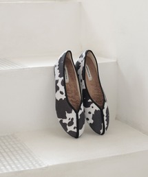 【WEB限定】中敷きファーアニマル柄チャイナシューズ