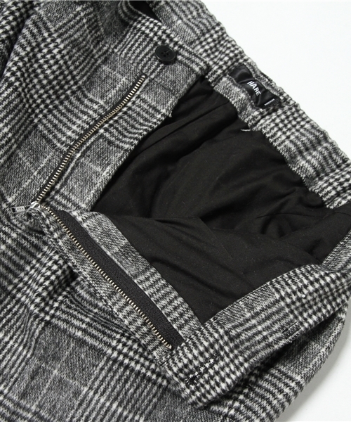 HARE(ハレ)の「ウールチェックパンツ【HARE】(スラックス・メンズ・グレー/ネイビー/ダークネイビー・SMALL/MEDIUM)」の13枚目の写真