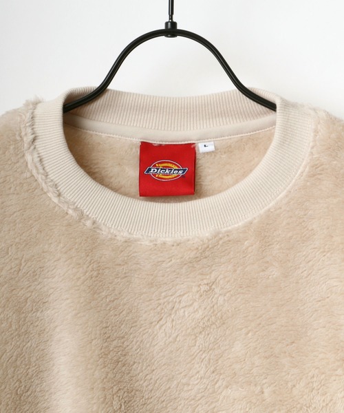 Dickies(ディッキーズ)の「Dickies/ディッキーズ ビッグシルエット シャギーボアフリース ポケット スウェット トレーナー(スウェット・メンズ・ブラック/ベージュ/オフホワイト/ブルー系その他・M/L/XL)」の11枚目の写真