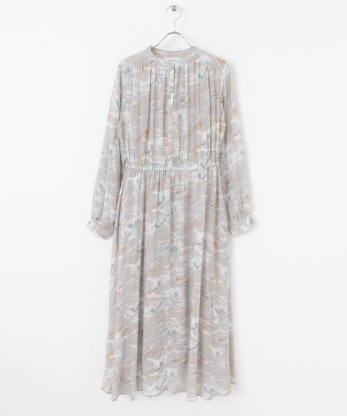 URBAN RESEARCH Sonny Label(アーバンリサーチサニーレーベル)の「マーブルストーン柄ワンピース(ワンピース・レディース・ブラック系その他/グレー系その他/ベージュ系その他・FREE)」の8枚目の写真