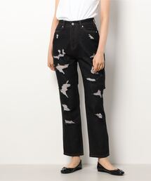 one way | 【oneway Jeans】ダメージロングデニムパンツ(デニムパンツ)