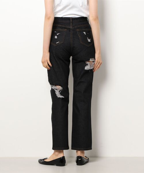 one way(ワンウェイ)の「【oneway Jeans】ダメージロングデニムパンツ(デニムパンツ・レディース・ブラック/ライトブルー・S/M)」の13枚目の写真