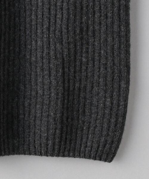 UNITED ARROWS（ユナイテッドアローズ）の「＜UNITED ARROWS＞リブ Ｖネック ベスト RPSP/G◆（ニット/セーター・レディース・オフホワイト/ダークグレー・FREE）」の16枚目の写真