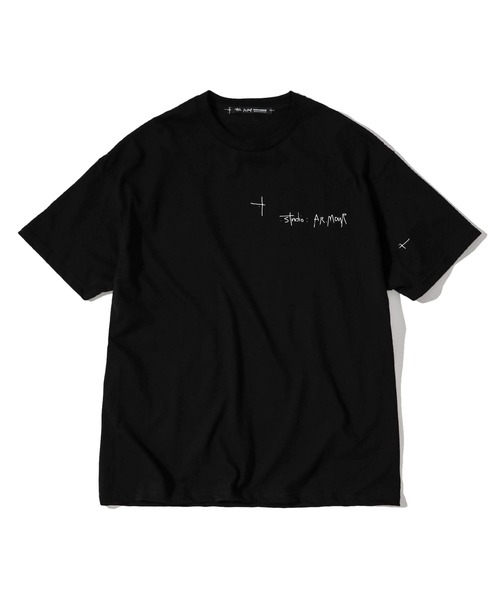 STUDIOUS(ステュディオス)の「【studio:AR.MouR】Embroidery logo tee(Tシャツ/カットソー・メンズ・ブラック/ホワイト・LL/LARGE/MEDIUM/SMALL)」の2枚目の写真