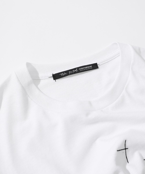 STUDIOUS(ステュディオス)の「【studio:AR.MouR】Embroidery logo tee(Tシャツ/カットソー・メンズ・ブラック/ホワイト・LL/LARGE/MEDIUM/SMALL)」の7枚目の写真