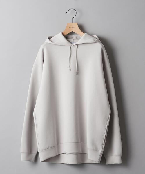 BEAUTY&YOUTH UNITED ARROWS(ビューティーアンドユースユナイテッドアローズ)の「【WEB限定】 ライトダンボールニット スウェット パーカー(パーカー・メンズ・ベージュ/ダークグレー/コバルトブルー/ライトグレー・L/M/S)」の2枚目の写真