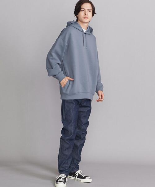 BEAUTY&YOUTH UNITED ARROWS(ビューティーアンドユースユナイテッドアローズ)の「【WEB限定】 ライトダンボールニット スウェット パーカー(パーカー・メンズ・ベージュ/ダークグレー/コバルトブルー/ライトグレー・L/M/S)」の5枚目の写真