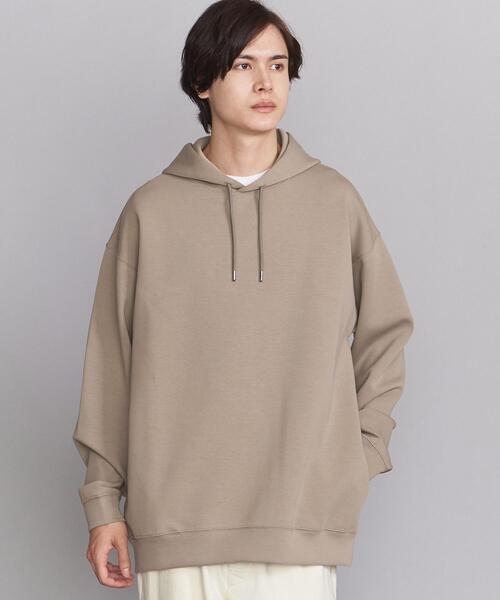BEAUTY&YOUTH UNITED ARROWS(ビューティーアンドユースユナイテッドアローズ)の「【WEB限定】 ライトダンボールニット スウェット パーカー(パーカー・メンズ・ベージュ/ダークグレー/コバルトブルー/ライトグレー・L/M/S)」の7枚目の写真