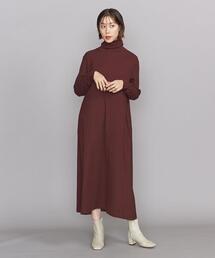 BEAUTY&YOUTH UNITED ARROWS | BY コットンフレアタートルネック ワンピース -ウォッシャブル-(ワンピース)