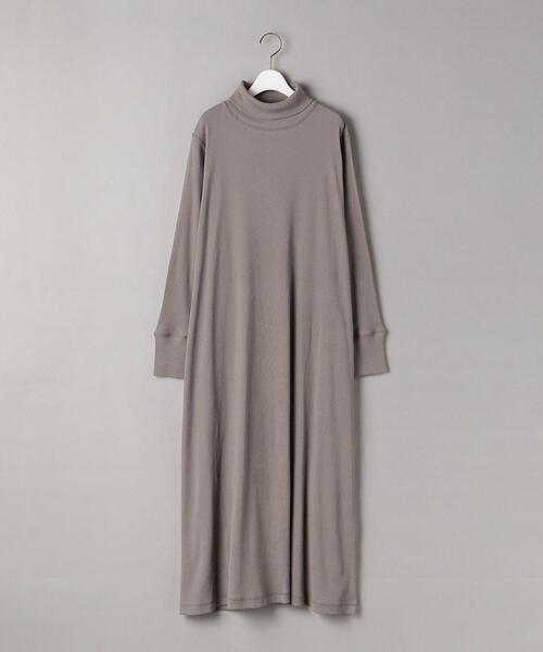 BEAUTY&YOUTH UNITED ARROWS（ビューティーアンドユースユナイテッドアローズ）の「BY コットンフレアタートルネック ワンピース -ウォッシャブル-（ワンピース・レディース・ワインレッド/ブラック/モカ・FREE）」の19枚目の写真