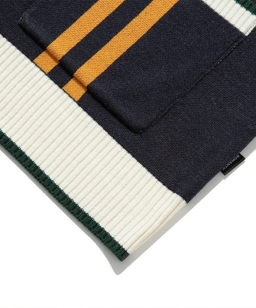 ROMANTIC CROWN（ロマンティッククラウン）の「【ROMANTIC CROWN】RC CLUB KNIT CARDIGAN / ロマンティッククラウン RC クラブ ニット カーディガン（カーディガン/ボレロ・メンズ・ネイビー/オートミール・SMALL/MEDIUM/LARGE）」の12枚目の写真