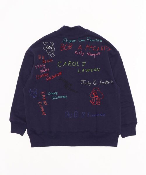 デニムダンガリー×ハグオーワー コラボ トンプキン編み機 パーカー トレーナー トレーナー DENIM DUNGAREE(デニムダンガリー) dd738401-トンプキン裏