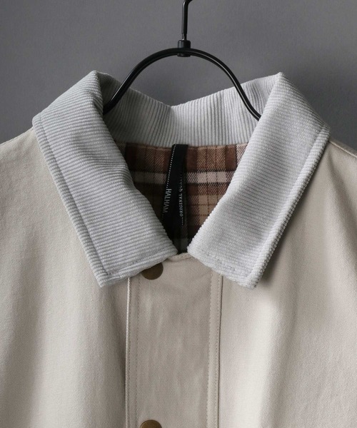 SITRY（シトリー）の「Short Hunting Jacket/オーバーサイズ ショート ハンティング ジャケット/カバーオール（カバーオール・メンズ・ブラック/グリーン/オフホワイト・M/L）」の10枚目の写真