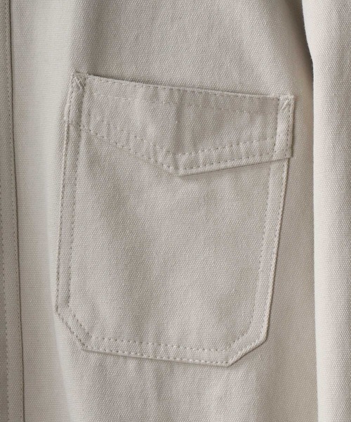 SITRY（シトリー）の「Short Hunting Jacket/オーバーサイズ ショート ハンティング ジャケット/カバーオール（カバーオール・メンズ・ブラック/グリーン/オフホワイト・M/L）」の13枚目の写真