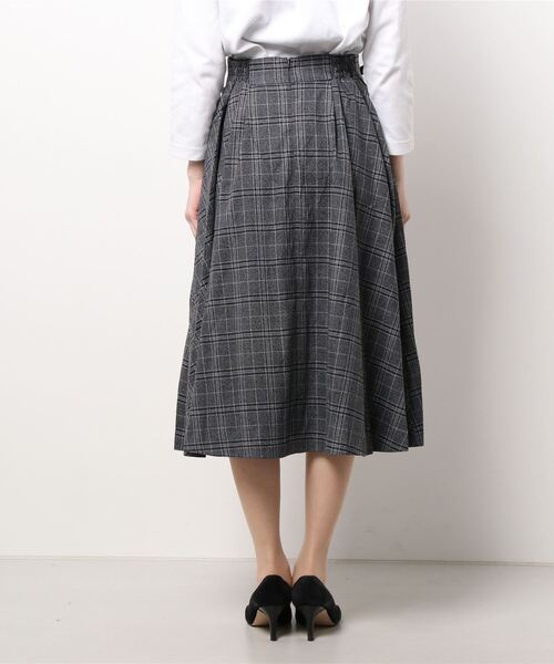 Secret Honey（シークレットハニー）の「サイドレースアップミディ丈スカート（スカート・レディース・ブラウン/グレー・MEDIUM/MEDIUM/TALL）」の9枚目の写真