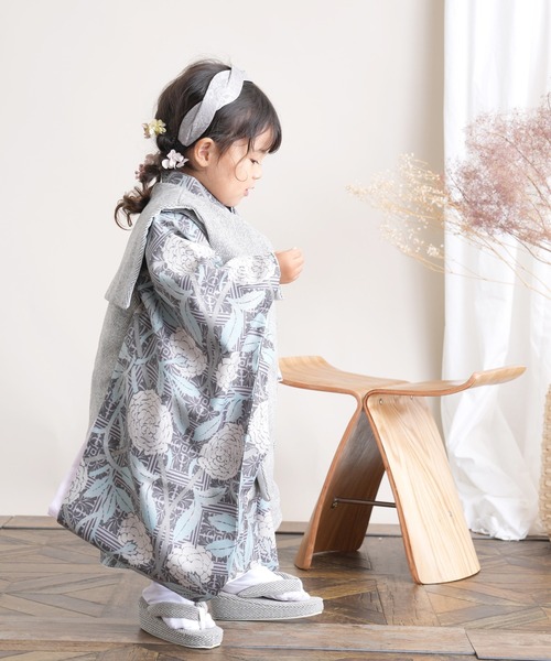 utatane 七五三 3歳 被布コート9点セット(ひよこ商店）