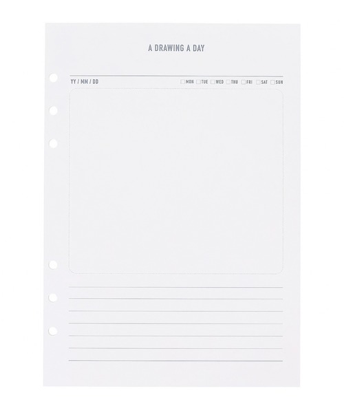 MARK'S(マークス)の「PAPERIAN ぺーパーリアン システム手帳 A5リフィル・コンテンツ(手帳/メモ帳・レディース・アイボリー/グリーン/ホワイト/ピンク系その他/ベージュ/ピンク/ライトブルー/オレンジ/クリーム・FREE)」の2枚目の写真