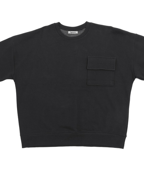 Figments（フィグメンツ）の「フロントポケットスウェット（スウェット・レディース・ブルー/ブラック・FREE）」の8枚目の写真