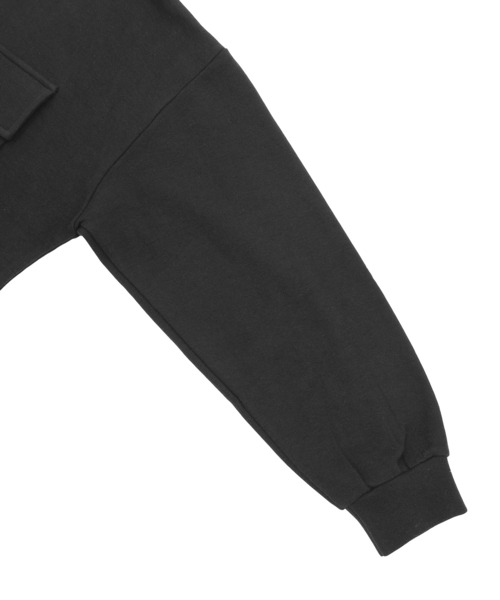 Figments（フィグメンツ）の「フロントポケットスウェット（スウェット・レディース・ブルー/ブラック・FREE）」の10枚目の写真