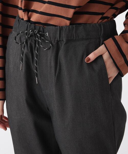BASECONTROL（ベースコントロール）の「◆【Ｓ～３Ｌサイズ展開】動きやすい ストレッチ スリムジョガーパンツ（その他パンツ・レディース・ブラック/ベージュ/ネイビー/ダークグレー・01/02/03/04/05）」の14枚目の写真
