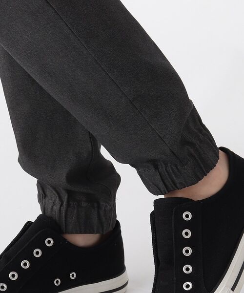 BASECONTROL（ベースコントロール）の「◆【Ｓ～３Ｌサイズ展開】動きやすい ストレッチ スリムジョガーパンツ（その他パンツ・レディース・ブラック/ベージュ/ネイビー/ダークグレー・01/02/03/04/05）」の16枚目の写真