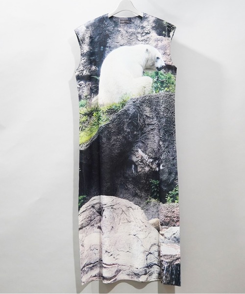 NON TOKYO（ノントーキョー）の「RIB CREWNECK ONE-PIECE(NO SLEEVE