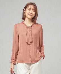 closet story | <closet story(クローゼットストーリー)>サテンドビー タイ ブラウス(シャツ/ブラウス)