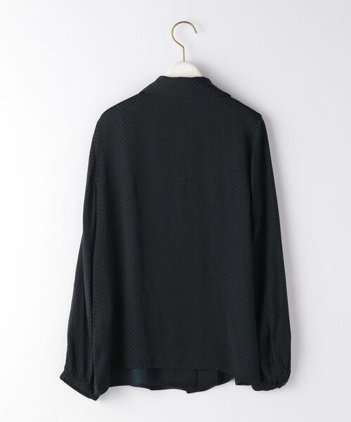 closet story(クローゼットストーリー)の「<closet story(クローゼットストーリー)>サテンドビー タイ ブラウス(シャツ/ブラウス・レディース・ライトグレー/ネイビー/ピンク・FREE)」の22枚目の写真