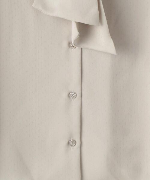 closet story(クローゼットストーリー)の「<closet story(クローゼットストーリー)>サテンドビー タイ ブラウス(シャツ/ブラウス・レディース・ライトグレー/ネイビー/ピンク・FREE)」の19枚目の写真