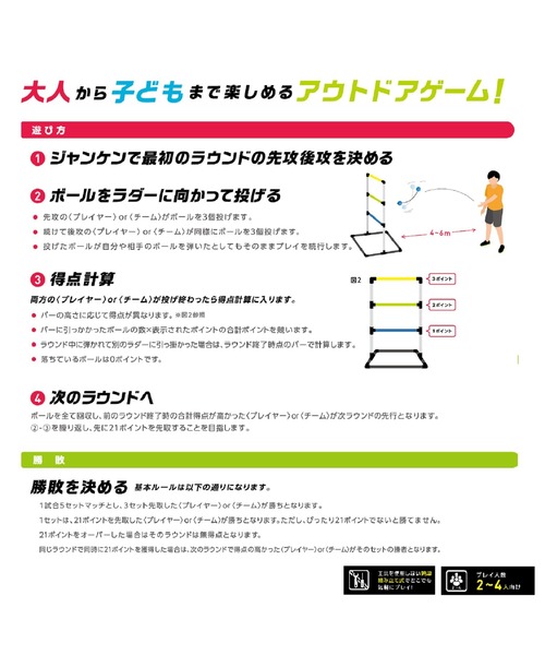 BREEZE(ブリーズ)の「/ラダーボール(おもちゃ・キッズ・マルチ・FREE)」の4枚目の写真