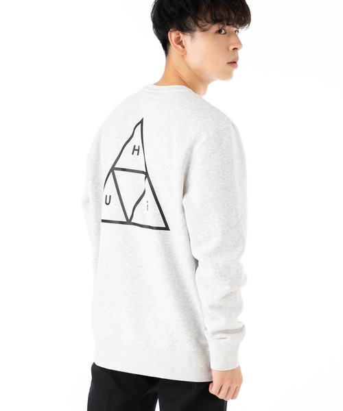 HUF（ハフ）の「ハフ トレーナー トライアングルロゴ スウェット（スウェット・メンズ・ブラック/グレー・L/M/S/XL/XXL）」の7枚目の写真