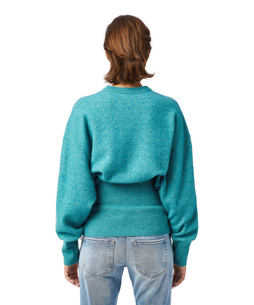 DIESEL（ディーゼル）の「レディース ニット リラックスフィット ボリュームリブ ドロップショルダー（ニット/セーター・レディース・レッド/ブルー・X-SMALL/LARGE/MEDIUM/SMALL）」の22枚目の写真