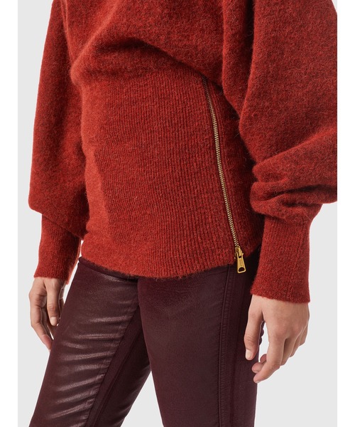 DIESEL（ディーゼル）の「レディース ニット リラックスフィット ボリュームリブ ドロップショルダー（ニット/セーター・レディース・レッド/ブルー・X-SMALL/LARGE/MEDIUM/SMALL）」の6枚目の写真
